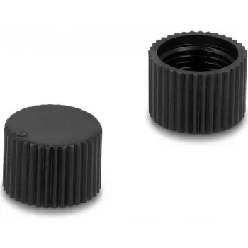 Tappo di protezione a vite Delock M12, plastica, IP67 antipolvere e impermeabile, nero 60844