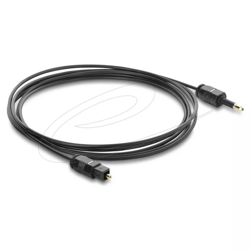 Delock cavo audio ottico – Mini TOSLINK 3.5mm a TOSLINK, 2 m, nero