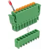 Delock set morsettiere PCB 8 poli passo 3,81 mm verticale verde (10 pezzi) 65974
