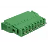 Delock set morsettiere PCB 8 poli passo 3,81 mm verticale verde (10 pezzi) 65974