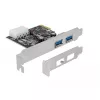 Delock scheda PCI Express x1 a 2 x USB 3.2 Gen 1 Type-A, low profile