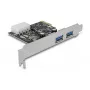 Delock scheda PCI Express x1 a 2 x USB 3.2 Gen 1 Type-A, low profile
