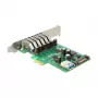Delock scheda PCI Express x1 a 6 x USB 3.0 esterne + 1 x interna