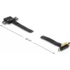 Delock scheda riser PCI Express x1 con connettore maschio angolare a 90° e cavo da 60 cm