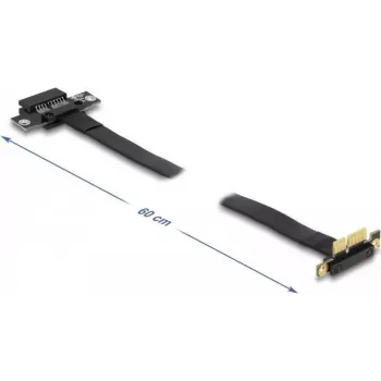Delock scheda riser PCI Express x1 con connettore maschio angolare a 90° e cavo da 60 cm