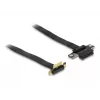 Delock scheda riser PCI Express x1 con connettore maschio angolare a 90° e cavo da 60 cm