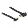 Delock scheda riser PCI Express x1 con connettore maschio angolare a 90° e cavo da 60 cm