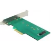Delock scheda PCI Express x4 per 1 x NVMe M.2 Key M interno 110 mm - formato Low Profile