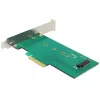 Delock scheda PCI Express x4 per 1 x NVMe M.2 Key M interno 110 mm - formato Low Profile