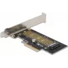 Delock scheda PCI Express x4 a 1 x NVMe M.2 Key M interno 80 mm - formato Low Profile 90047