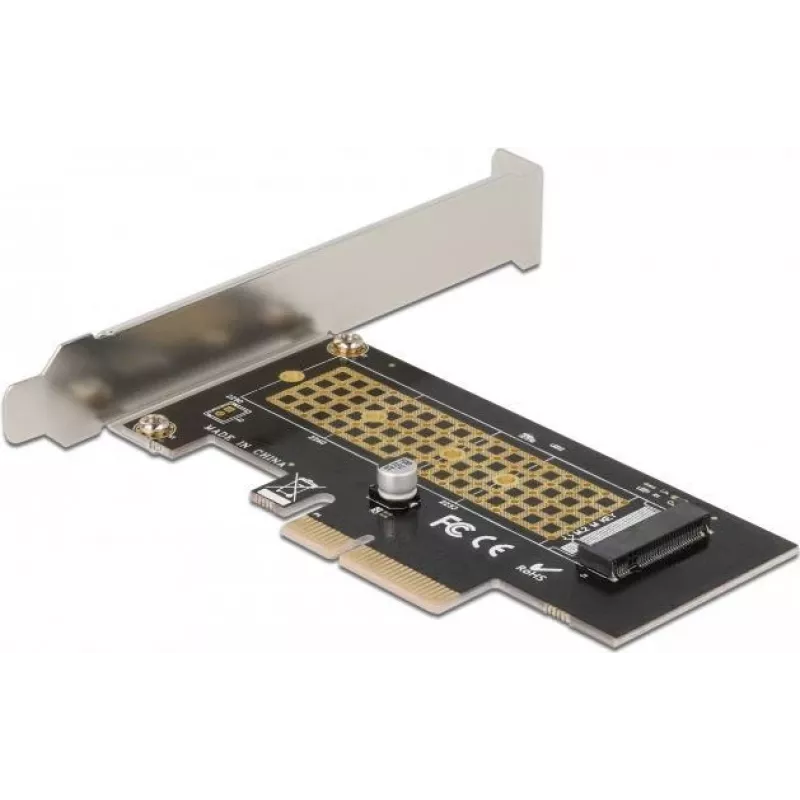 Delock scheda PCI Express x4 a 1 x NVMe M.2 Key M interno 80 mm - formato Low Profile 90047