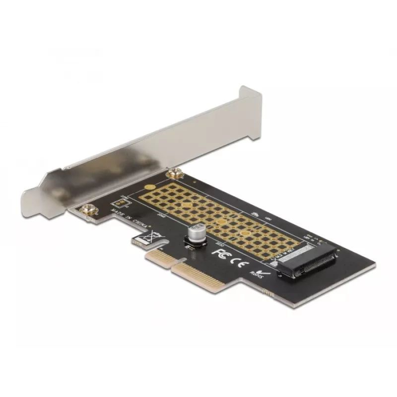 Delock scheda PCI Express x4 a 1 x NVMe M.2 Key M interno 80 mm - formato Low Profile 90047