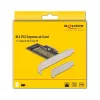 Delock scheda PCI Express x4 a 1 x NVMe M.2 Key M interno 80 mm - formato Low Profile 90047