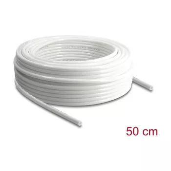 Delock tubo aria compressa 10 x 6,5 mm PU rotolo 50 m bianco