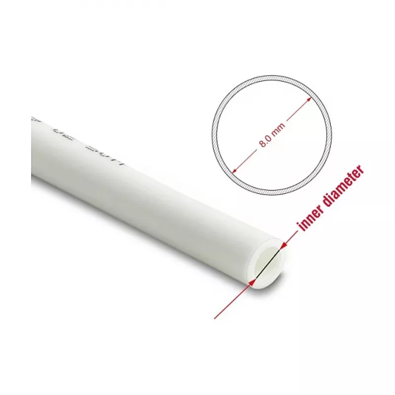DELOCK Tubo pneumatico 12 x 8 mm rotolo da 50 m bianco
