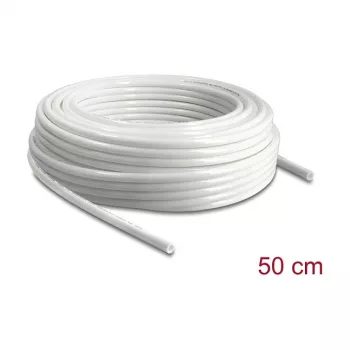 DELOCK Tubo pneumatico 12 x 8 mm rotolo da 50 m bianco