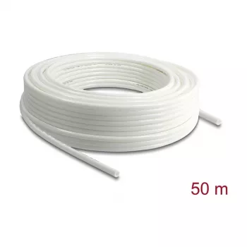 Tubo per aria compressa Delock 8 x 5 mm rotolo da 50 m bianco (PU)