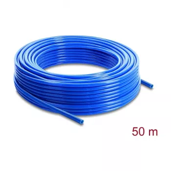 Delock Tubo pneumatico 8 x 5 mm DE x DI 50 m rotolo Blu PU