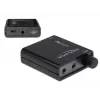 Delock amplificatore stereo portatile per cuffie con due uscite e bass boost
