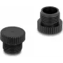 Delock tappo di protezione per connettore femmina M12, avvitabile, plastica, IP67 a prova di polvere e acqua, nero (60845)