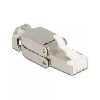 Delock Connettore maschio RJ45 Cat.6A STP montaggio sul campo senza attrezzi 86927