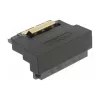 Delock adattatore SATA 22 pin femmina a maschio con blocco – angolato verso il basso