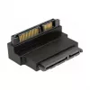 Delock adattatore SATA 22 pin femmina a maschio con blocco – angolato verso il basso