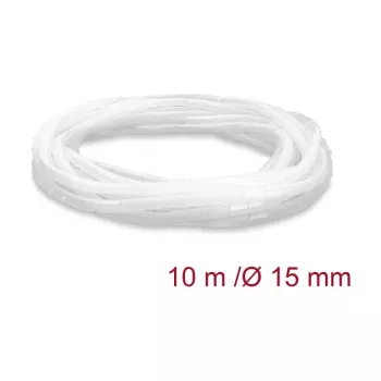 Delock Guaina a spirale 15 mm diametro 10 m Trasparente