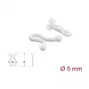 Delock spirale portacavi 5 mm trasparente, 100 pezzi