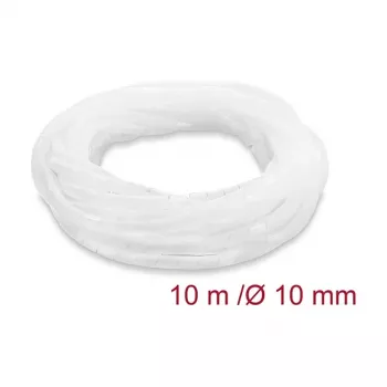 Delock spirale avvolgicavo diametro 10 mm 10 m trasparente