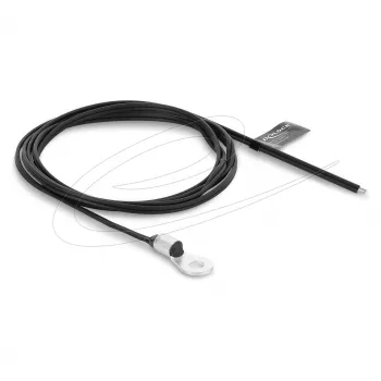 Delock cavo sensore di temperatura M4, NTC 10kOhm, B25/85 3435K, cavo flat XLPE 1m, 2x estremità aperte
