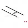 Delock cavo sensore di temperatura M4 con 2 terminali aperti, PVC flat B25/85 3435K 1 m
