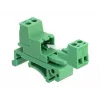 DELOCK set morsettiere per guida DIN 2 poli passo 5,08 mm angolare