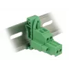 DeLOCK set morsettiere per guida DIN 2 poli con bloccaggio a vite