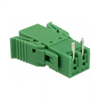Delock set morsettiere per circuito stampato 2 poli passo 3,81 mm orizzontale 65952