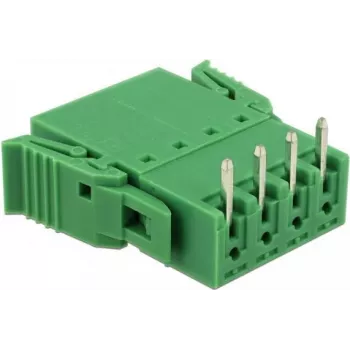 Delock set morsettiere per circuito stampato 4 poli passo 3,81 mm orizzontale (65954)