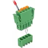 Delock set morsettiere per circuito stampato 4 poli passo 3,81 mm verticale (65970)