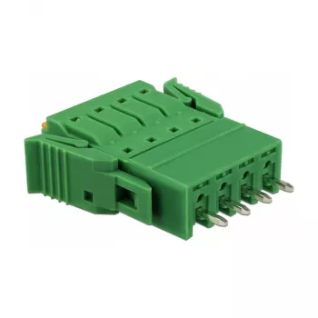 Delock set morsettiere per circuito stampato 4 poli passo 3,81 mm verticale (65970)