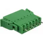 Delock set morsettiere per circuito stampato 6 poli passo 3,81 mm verticale (65972)