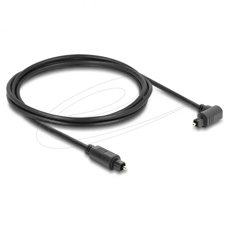 Delock cavo audio ottico TOSLINK, 90° angolato a dritto, 3 m, nero