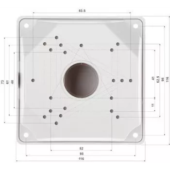 DELTA BD-B116 Supporto per telecamera