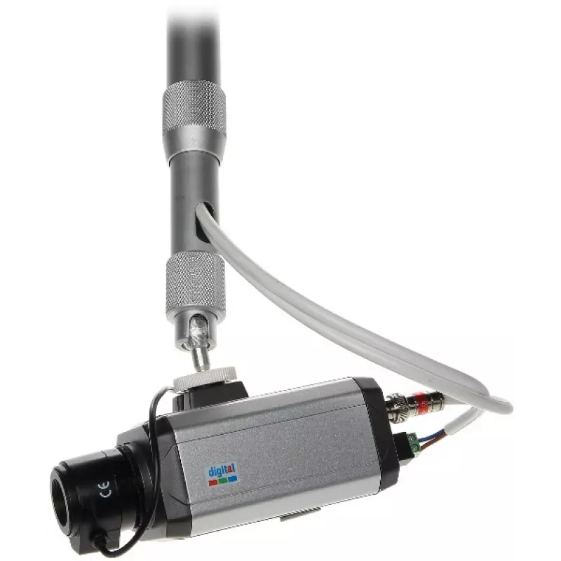 DELTA BR-60X120 supporto telescopico a soffitto per telecamere CCTV, 710–1220 mm, bianco