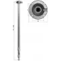 DELTA BR-60X120 supporto telescopico a soffitto per telecamere CCTV, 710–1220 mm, bianco
