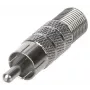 DELTA CINCH-W/F-G adattatore connettore femmina tipo F su connettore maschio cinch