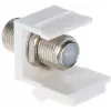 DELTA FX-F1 modulo keystone in fibra ottica, adattatore SC simplex/LC duplex, bianco