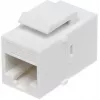 DELTA FX-RJ45-G/RJ45-G/6 Jack keystone Cat6 schermato, senza attrezzi, contatti dorati