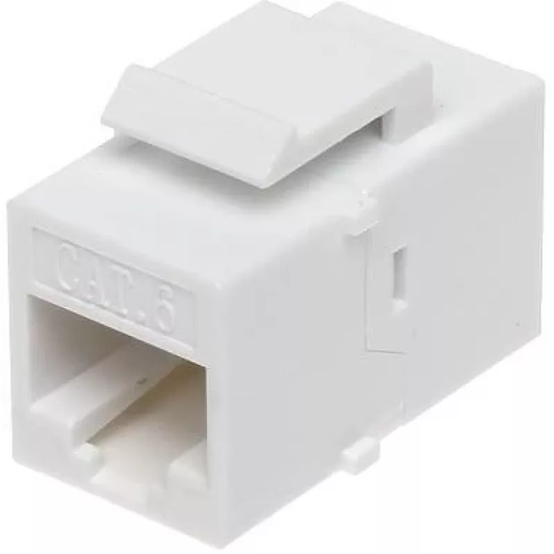 DELTA FX-RJ45-G/RJ45-G/6 Jack keystone Cat6 schermato, senza attrezzi, contatti dorati
