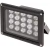 Delta IRL-30/120 illuminatore a infrarossi da esterno, 850nm, portata 30m, angolo di emissione 120°, IP66, nero
