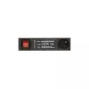DELTA PD-6/R-SPD-3L Ciabatta 6 prese con protezione da sovratensione, interruttore bipolare, cavo 1,5 m, prese tipo E, 2300 W, nero