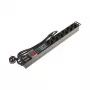 DELTA PD-6/R-SPD-3L Ciabatta 6 prese con protezione da sovratensione, interruttore bipolare, cavo 1,5 m, prese tipo E, 2300 W, nero